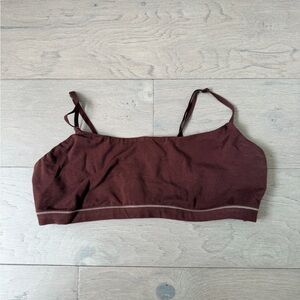 SKIMS COTTON JERSEY BRALETTE CHOCOLATE